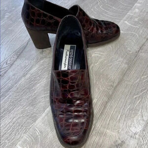 Andre assous brown heels